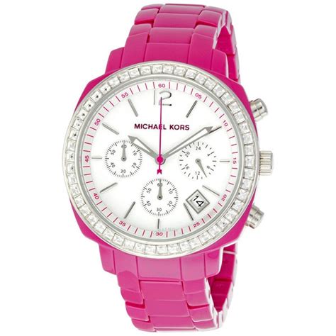 michael kors hot pink watch|Limited.